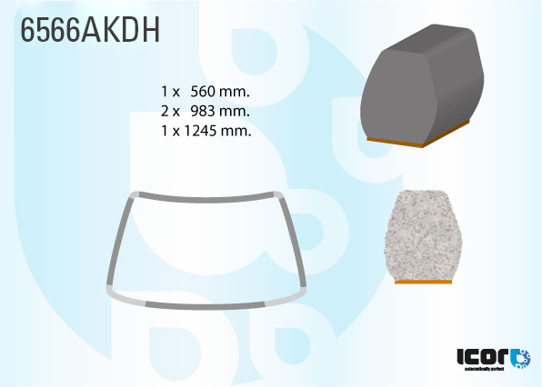 PEUGEOT 108 3P/5P HBK 2014- JEU DE PROFILS INT POUR PB