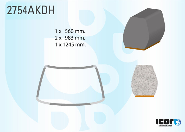 CITROEN C1 3P/5P HBK 2014- JEU DE PROFILS INT POUR PB