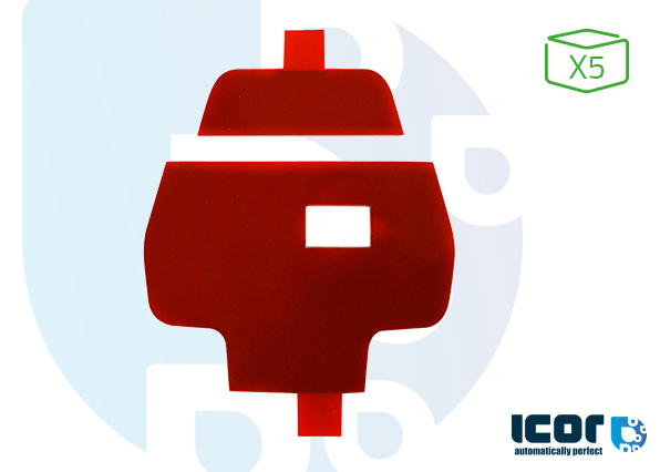 ADHESIVE PAD CAMERA LANE DEPARTURE WARNING MERCEDES ACTROS (5444) - 5 UNITS