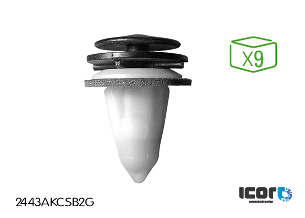 BMW 7 SERIES (E65) 2001- KIT DE 9 CLIPS DE PB