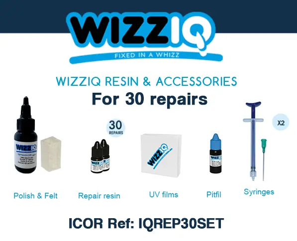 WIZZIQ RESIN & ACCESSORIES FOR 30 REPAIRS