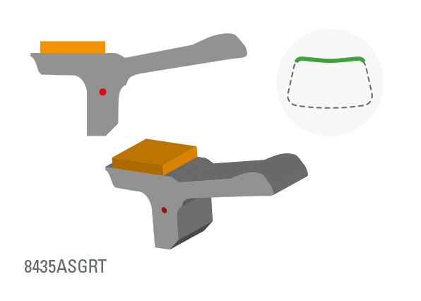 LEXUS 5D SUV 2019- WS UPPER PROFILE W/ADHEIVE BAND