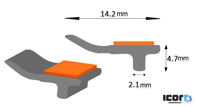 BMW 1 SERIES 5D HBK F40 2019- UPPER PROFILE W/ADHESIVE TAPE