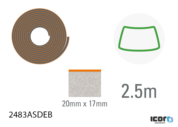 NEW MINI CLUBMAN F54 2015- MOUSSE AUTO-EXTENSIBLE D´INSONORISATION POUR PB