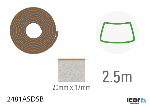 BMW 7 SERIES 4D SAL (G11)/4D SAL LWB (G12) 2015- WS AUTO-EXPAND SOUND ISOLATING FOAM - BOTTOM