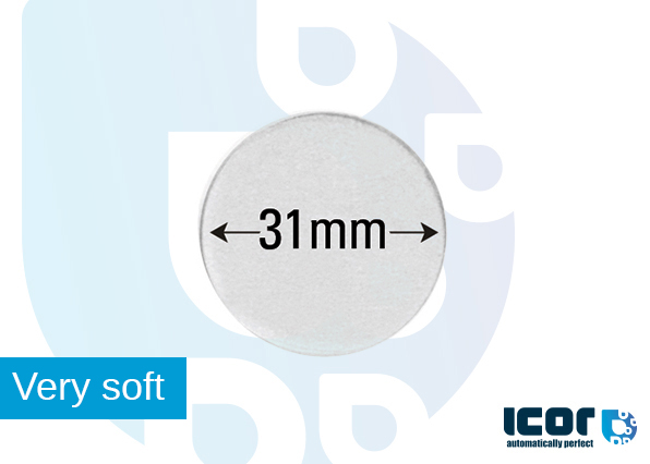 SILICON PAD SOEPEL VOOR SENSOR- ROND 31mm