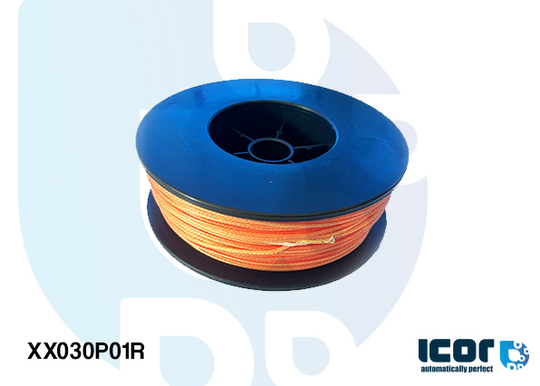 FIBRE CUTTING LINE "TITAN CORD" (orange) 100M ROL - HIGH TENSILE STRENGTH