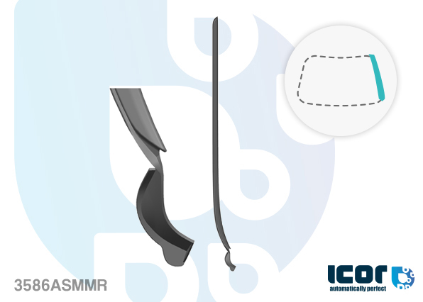 FORD CARS & VANS - S MAX 10/2015 - VOORRUIT SIERLIJST - RECHTS - BUITENZIJDE