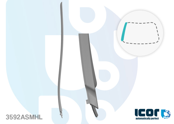 FORD CARS & VANS - FIESTA 3D/5D HBK (B479) 2017 - VOORRUIT SIERLIJST - LINKS