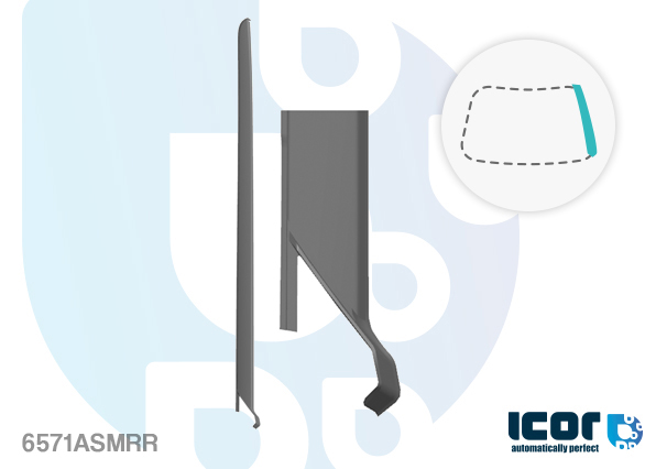 PEUGEOT - 3008 5D SUV/5008 5D SUV 2016 - MOULURE PB - DROITE