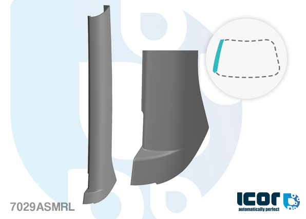 LAND ROVER - DISCOVERY II SUV 98 - WS MOULDING - LEFT