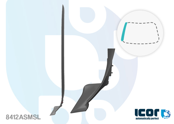 LEXUS - IS 4D SAL 2013 - MOULURE PB - GAUCHE