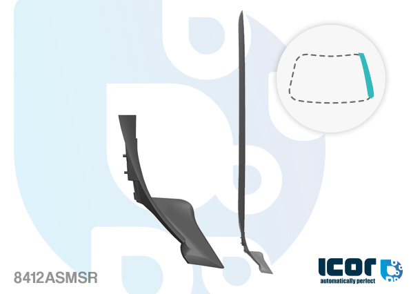 LEXUS - IS 4D SAL 2013 - MOULURE PB - DROITE