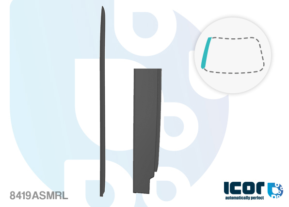 LEXUS - NX200T/300H 5D SUV 2014 - WS MOULDING - LEFT