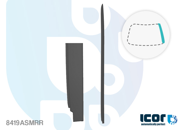 LEXUS - NX200T/300H 5D SUV 2014 - WS MOULDING - RIGHT