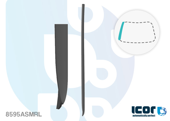 VW - TIGUAN 2007 - WS MOULDING - LEFT