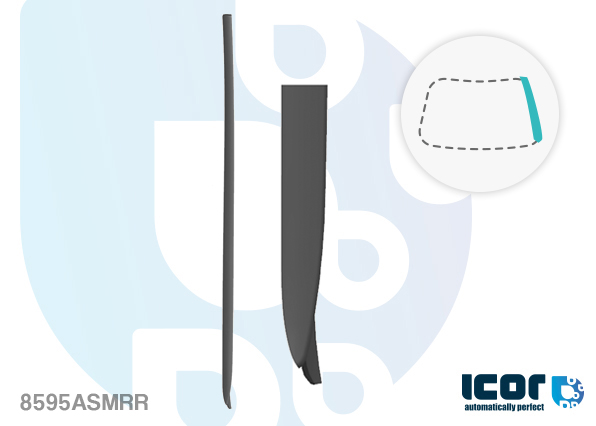 VW - TIGUAN 2007 - MOULURE PB - DROITE