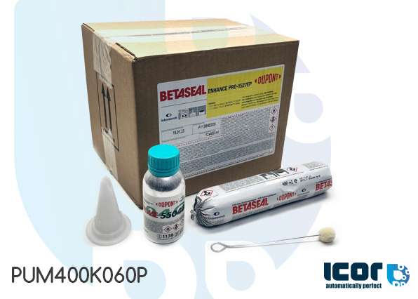 COLLE VITRAGE KIT 12x400ML BETASEAL 1527EP 1H DRIVE-AWAY SAUSAGE + PRIMER + APPLICATORS DUPONT
