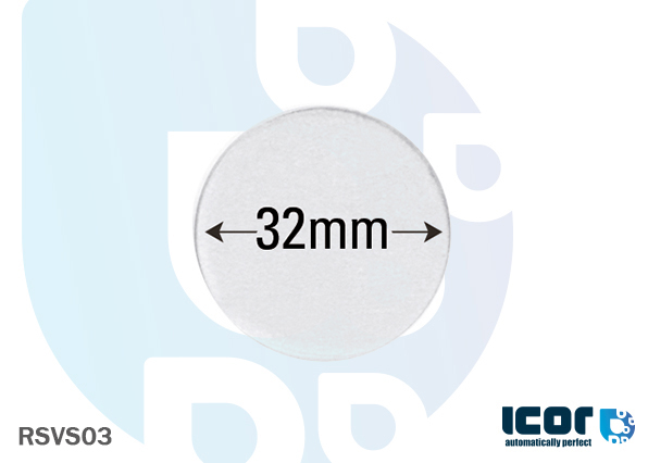 FLEXIBLE SILICON PAD FOR SENSOR - ROUND 32mm