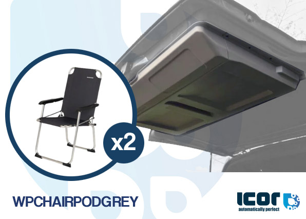TAILGATE CHAIR POD FOR T5/T6 - GREY