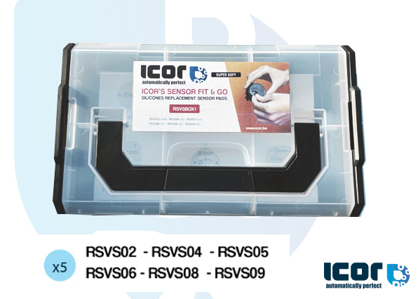 SENSORPADS BOX 1 - 5x RSVS02 - 5x RSVS04 - 5x RSVS05 - 5x RSVS06 - 5x RSVS08 - 5x RSVS09