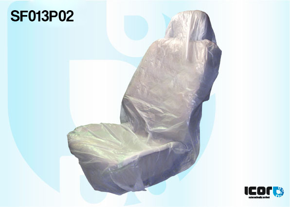 CAR SEAT COVER IN GREEN PE - 500 COVERS IN A ROL