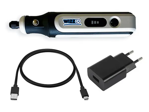 BOORMACHINE VOOR REPARATIESET OPLAADBAAR Li-Ion BATTERIJ + USB CHARGER