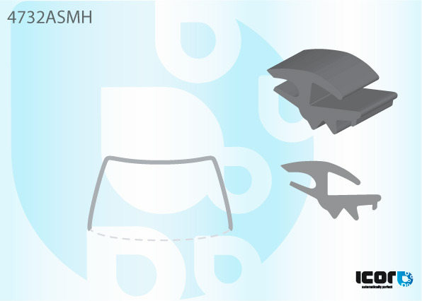 LANCIA Y11 96- MOULURE SUPERIEURE PARE-BRISE