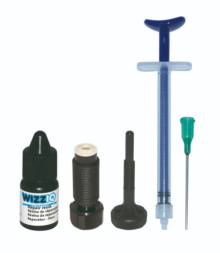 2ml RESINE WIZZIQ (8-10 REPARATIONS) + INJECTEUR NOIR + SERINGUE+ AIGUILLE