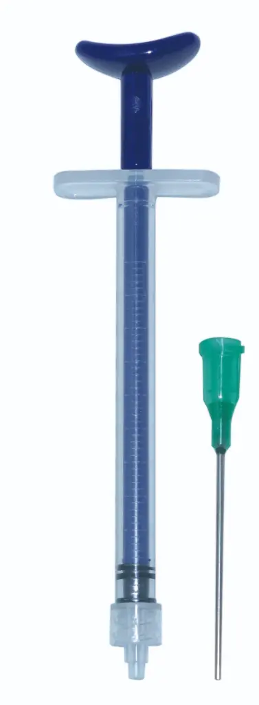 SYRINGE & NEEDLE SET.