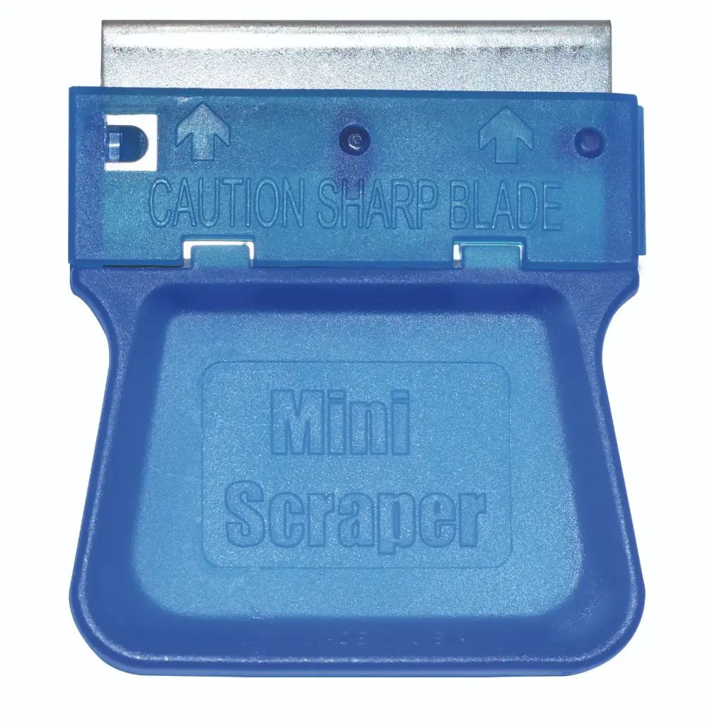 MINI-SCRAPER FOR RAZOR BLADE