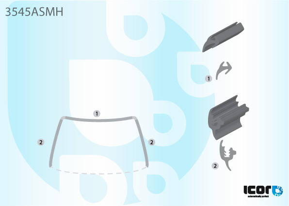 FORD ESCORT MKIV 90- WS U MOULDING