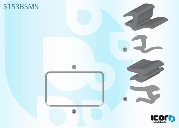 MAZDA 626 SAL 97- BACKLITE MOULDING