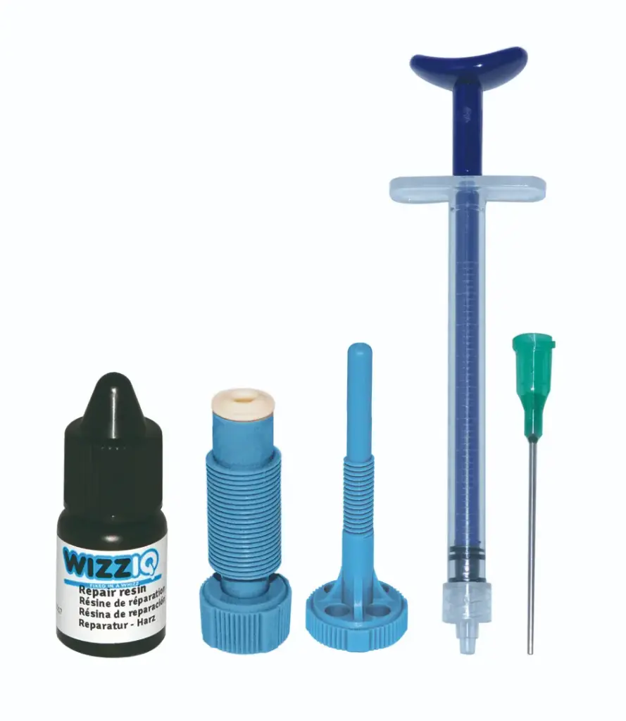 2ml RESINE WIZZIQ (8-10 REPARATIONS) + INJECTEUR BLEU + SERINGUE+ AIGUILLE