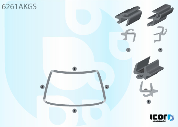 VAUXH/OPEL OMEGA B SAL+EST 94- WS GLASS EDGES KIT