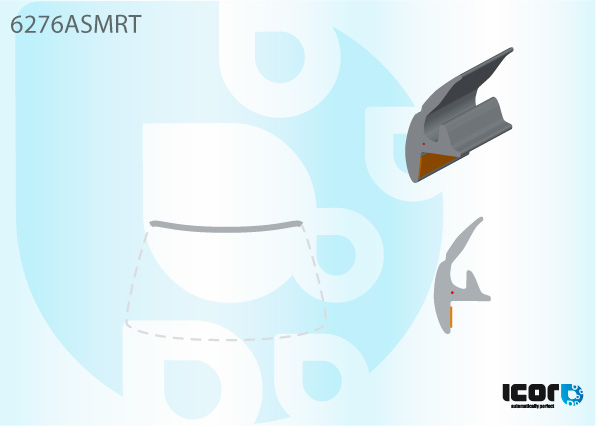 ISUZU TROOPER II 94- WS UPPER MOULDING