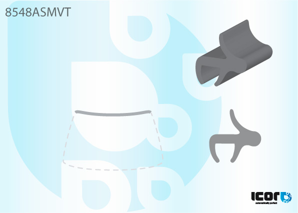 VW SHARAN 95- VR BOVENSTE SIERLIJST