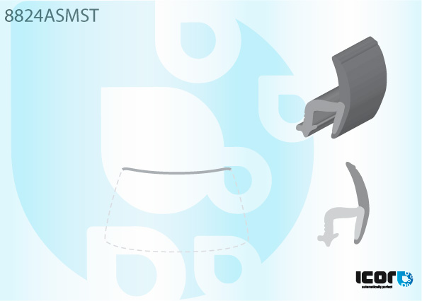 VOLVO S40/V40 96- WS UPPER MOULDING
