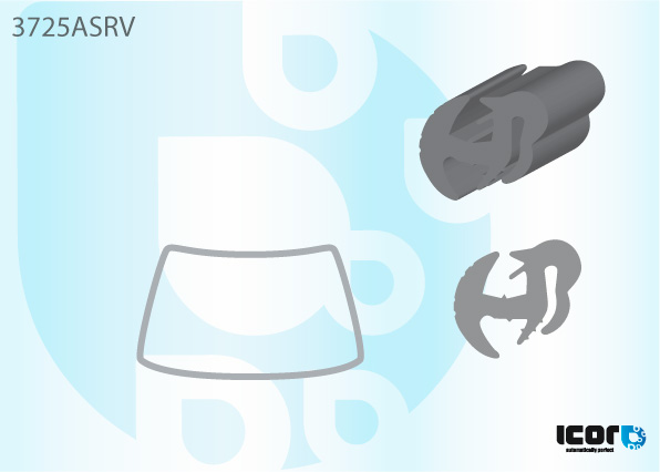 FIAT DAILY 79-88 WS RUBBER W/OUT FILLERSTRIP