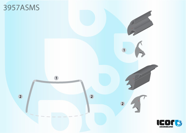 HONDA CIVIC SAL 96- WS U MOULDING