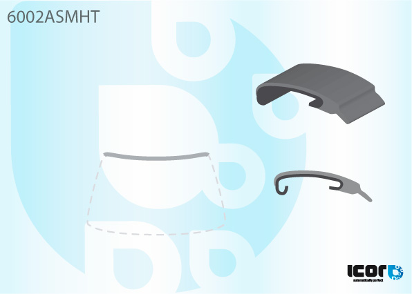 NISSAN PRIMERA SAL+HBK+EST 96- WS UPPER MOULDING+CLIPS