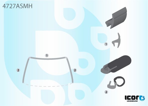 LANCIA DEDRA 90- WS U MOULDING