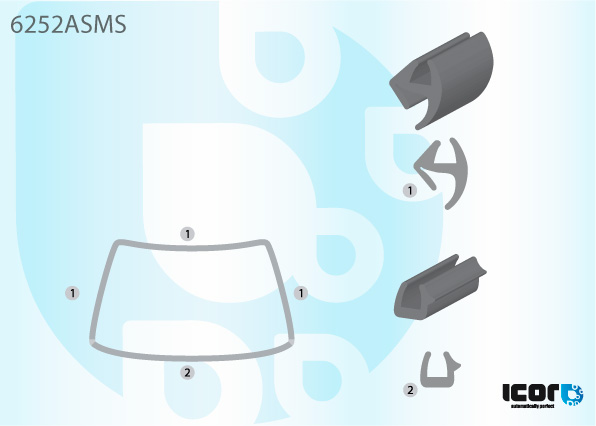 VAUXH CARLTON/OPEL OMEGA A 86-93 WS MOULDING
