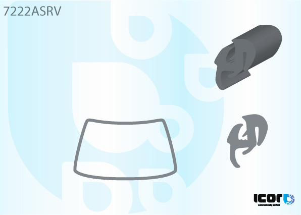 RENAULT TRAFIC 81-97 VR RUBBER ZONDER PEES-UITSPARING