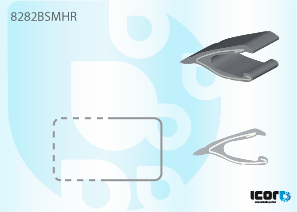 TOYOTA CARINA E HBK 92- BACKLITE R MOULDING