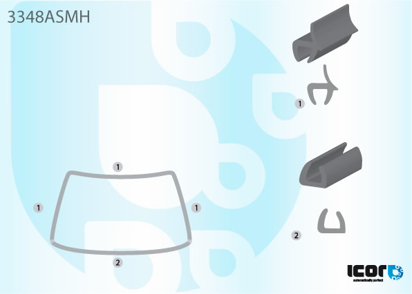 FIAT BRAVO/BRAVA/MAREA 95- VR ZACHTE SIERLIJST RONDOM