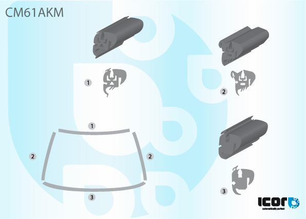 MERCEDES 0404 HIGH 155 91- VR RUBBER KIT 4 ST.