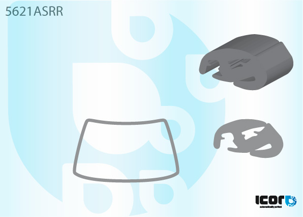 MITSUBISHI PAJERO I 82-90 VR RUB.ZONDER PEES-UITSPAR.