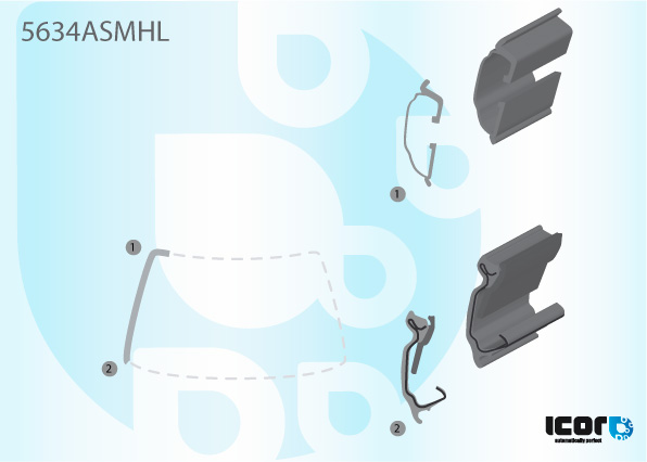 MITSUBISHI GALANT LFTBK 90-93 WS L MOULDING