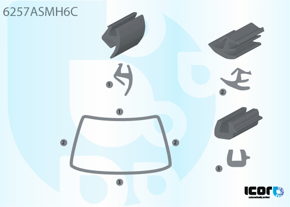 VAUXH/OPEL ASTRA F 91-97 VR SIERLIJST